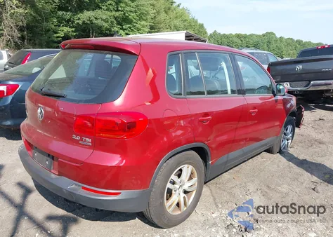 2012 Volkswagen Tiguan S from USA, damaged, VIN WVGBV7AX6CW001360